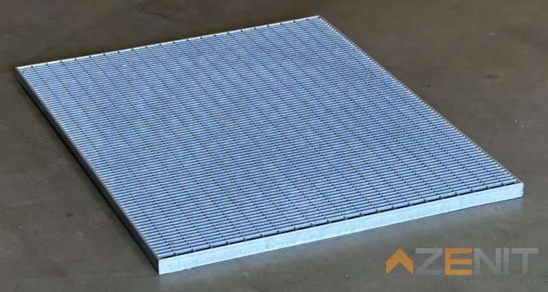 Járórács 930x785x30mm (10x35mm) horganyzott használt 